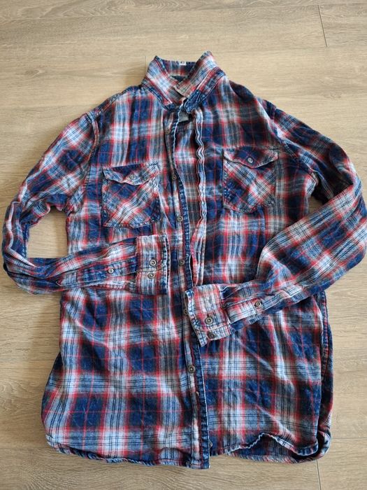 Памучна риза на квадратчета