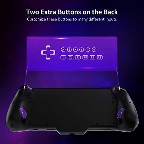 Нов NexiGo Gripcon Gen 2 Ергономичен контролер за Switch със светлини