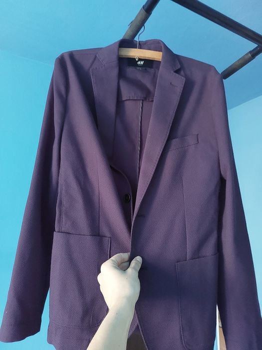 Vand sacou bleumarin