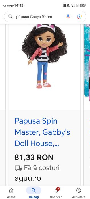 Căsuța Gaby's  120 lei și set de cești 70 lei