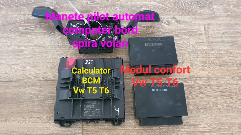 Calculator BCM Moful confort Manete Pilot automat Vw Transporter T5 T6