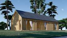 Casa 50mp model scandinav. Pentru planuri vizitati bassm.ro