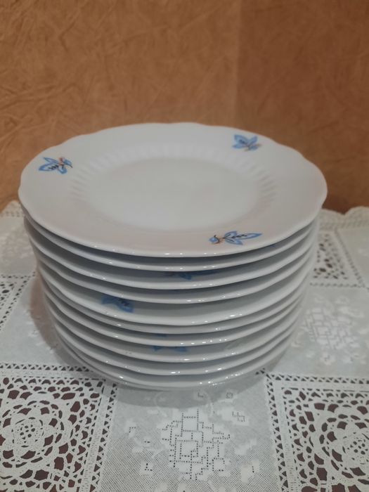 Тарелочки для десертов или под  чайные  чашки, Коростенский ФЗ. В абсо