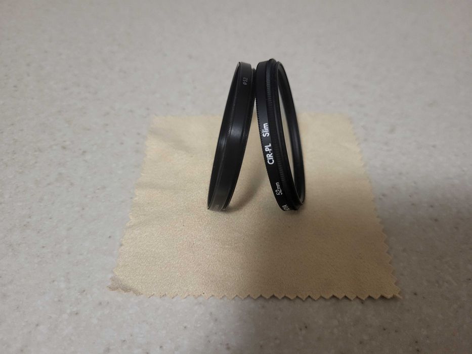 Filtre foto filet UV + CIR-PL 67 mm, 58 mm, 52 mm