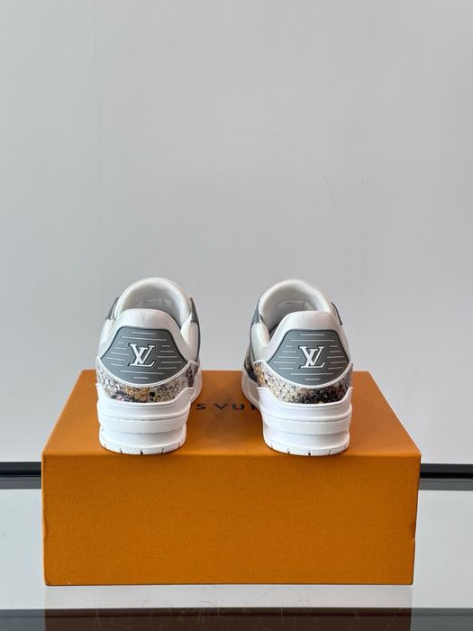 Adidasi Louis Vuitton Trainer piele piton Premium