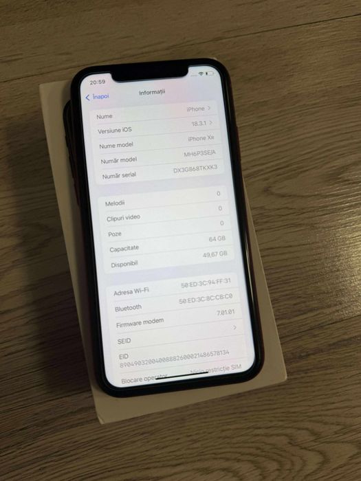 Vand IPhone XR Red Product 64Gb Neverlocked