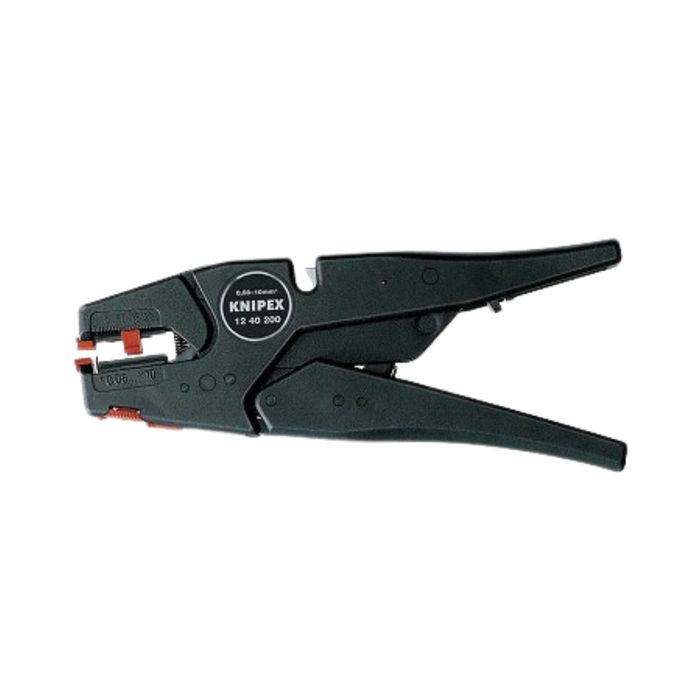 Cleste pentru sarma cu auto-ajustare, Knipex 12 40 200, Negru, 200 mm