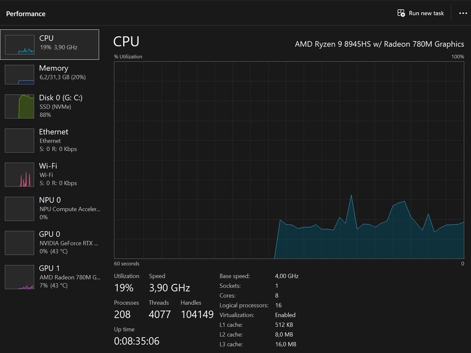 Razer Blade 14 AMD Ryzen 9 8945HS, 32GB, 1TB, RTX 4070