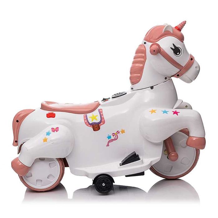 Tricicleta electrica pentru copii, Kinderauto Poney 40W 6V Pink Pal