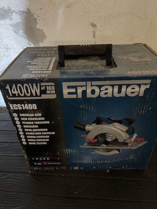 Fierastrau circular de mana Erbauer 1400w nou