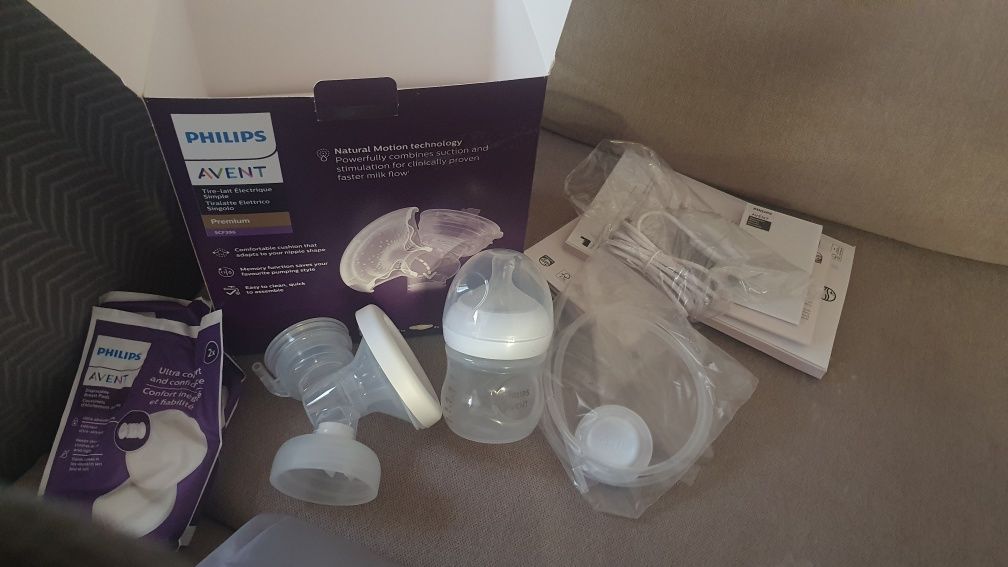 Електрическа помпа за кърма Philips Avent - помпа за кърма с 5 торбичк