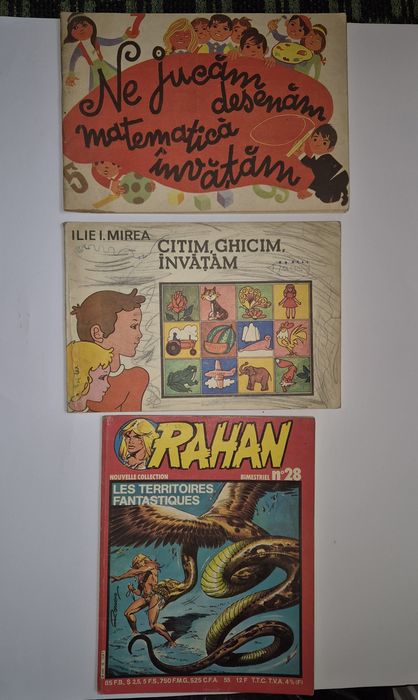 3 carti vechi pentru copii perioada comunista