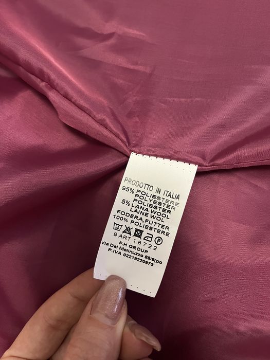 Лилаво дамско палто С ново