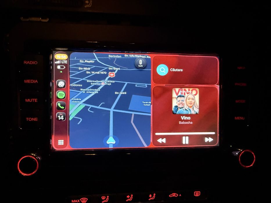 Navigatie VW Carplay, 4GB RAM, passat, golf