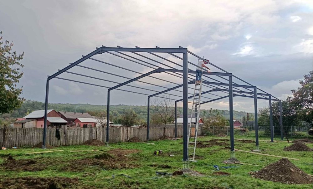 Vand hale metalice accept variante cu auto