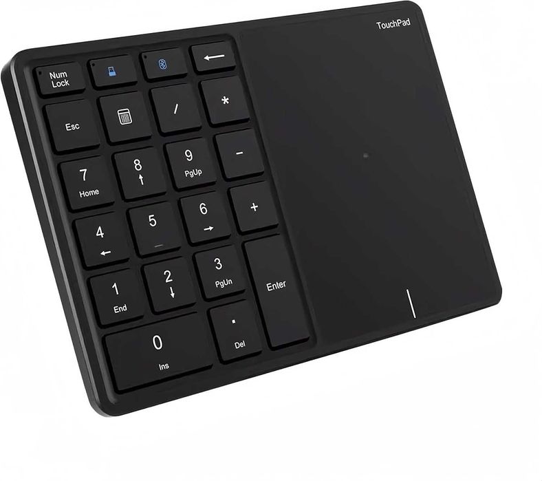 Безжична цифрова клавиатура LICAEVEY, 22 клавиша с тъчпад, Bluetooth