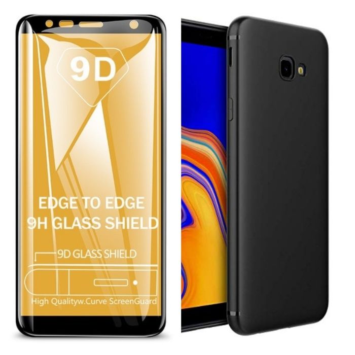 Samsung A6 A6 Plus 2018 Pachet Husa Silicon si Folie Sticla 11D