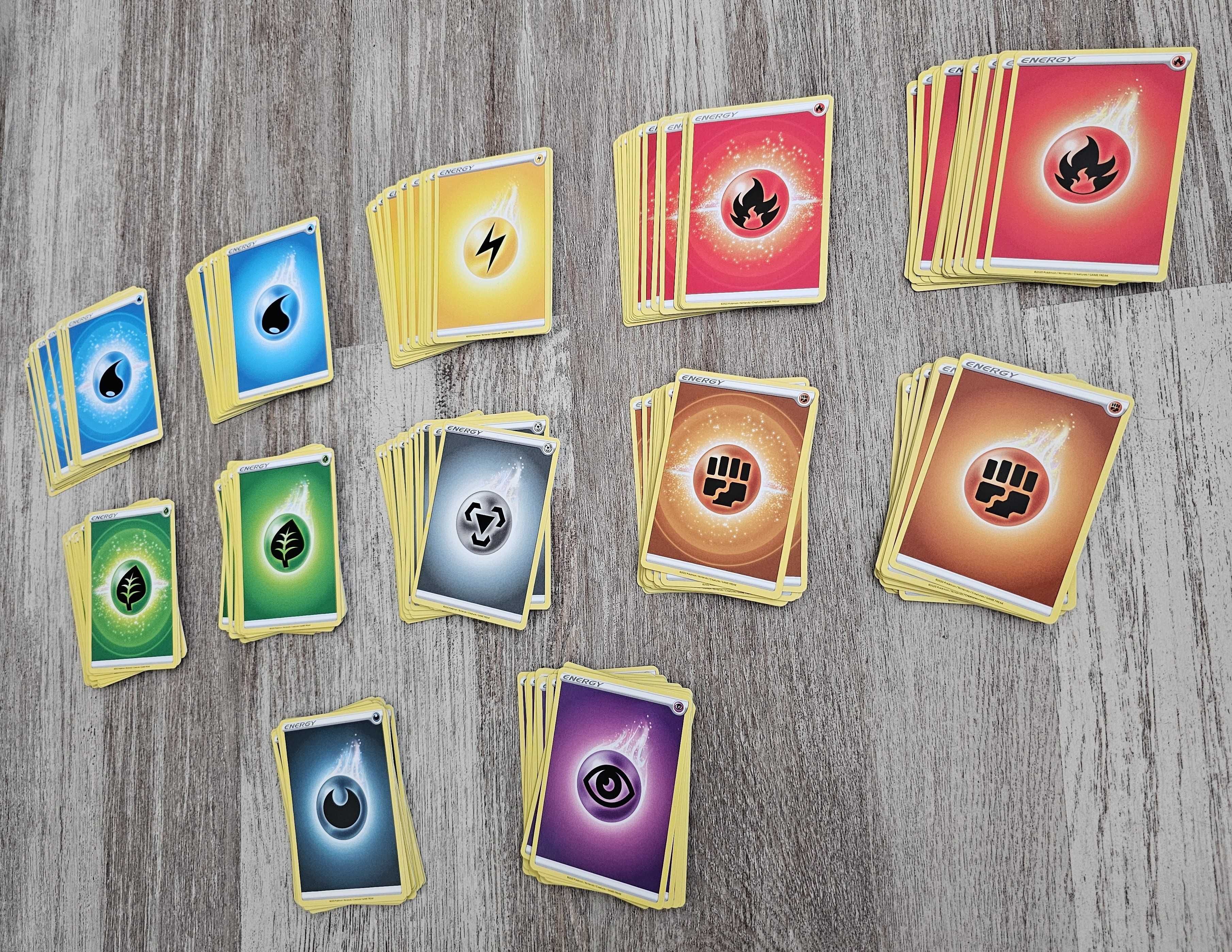 Pokemon - 12 seturi de cartonașe a câte 20 de energii - TCG