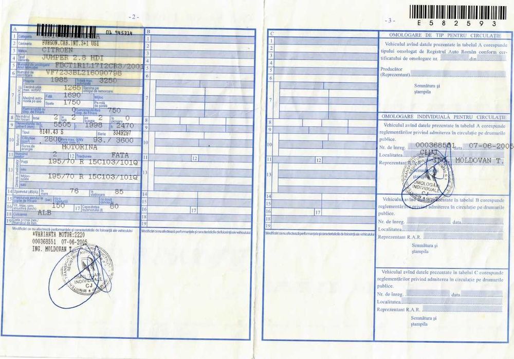 Citroen Jumper 2.8hdi 2001 - pentru piese