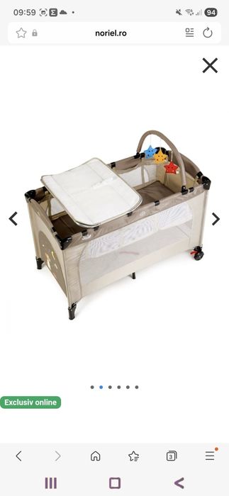 Pătuț pliant Juju Sleepy Baby