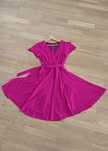 Rochie eleganta in clos culoare fucsia