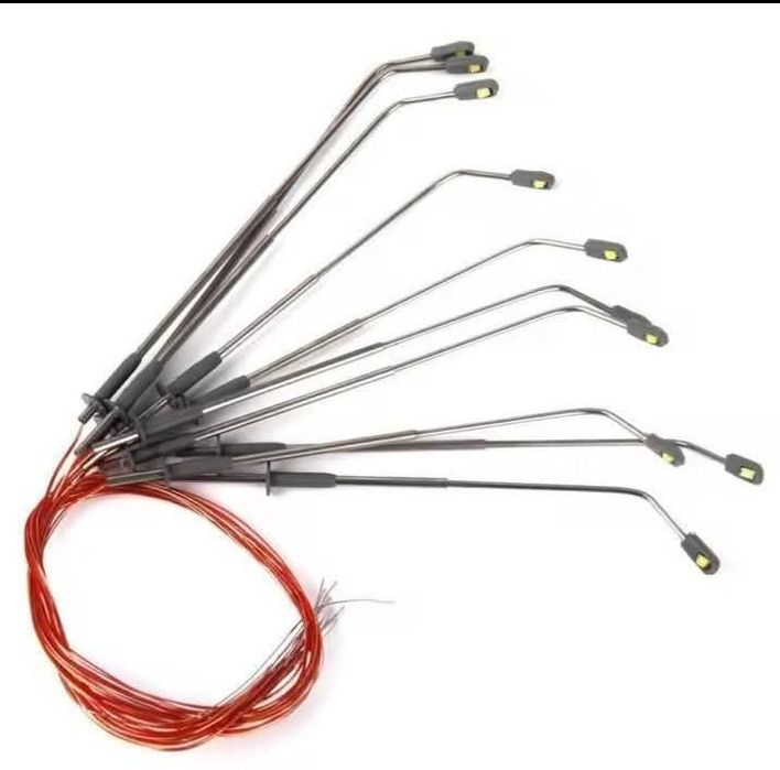 Stâlpi de iluminat stradali/Lampi machetă trenuleț electric diorama HO