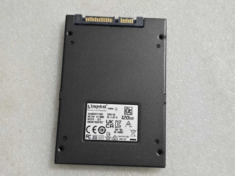 Solid-State Drive (SSD) KINGSTON A400, 120GB SATA3, 2.5" SA400S37/120G