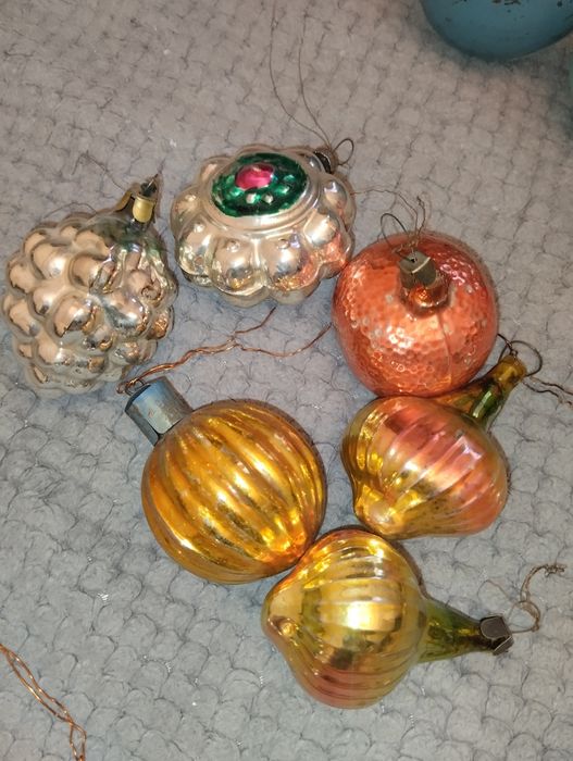 Советские ёлочные игрушки/гирлянды