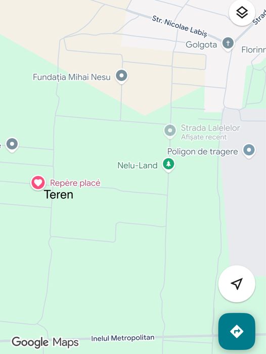 Teren intravilan de vânzare – Cihei, lângă Fundația Mihai Neșu