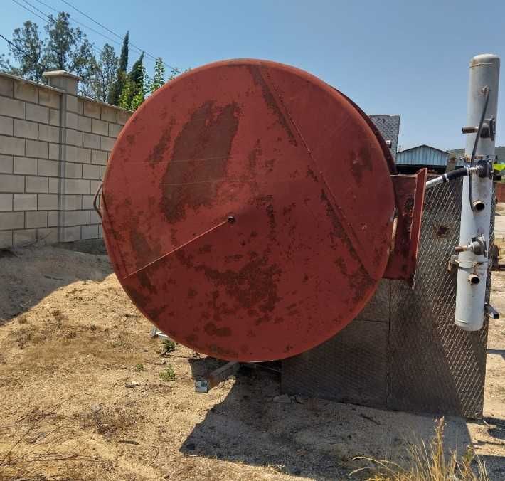 Метален силоз за фураж, резервоар за вода 4/4.5м3, h260,D145см