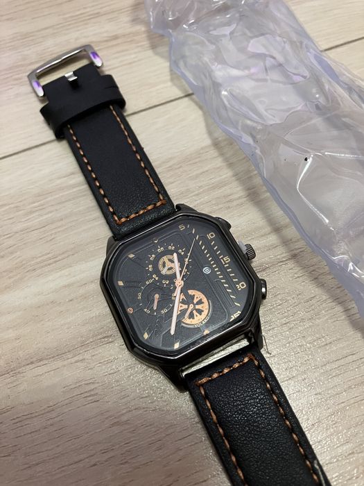 NOU ceas elegant barbati negru