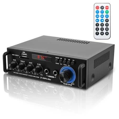 Нов Компактен Hi-Fi Bluetooth усилвател 2x60W с USB, SD и оптичен вход