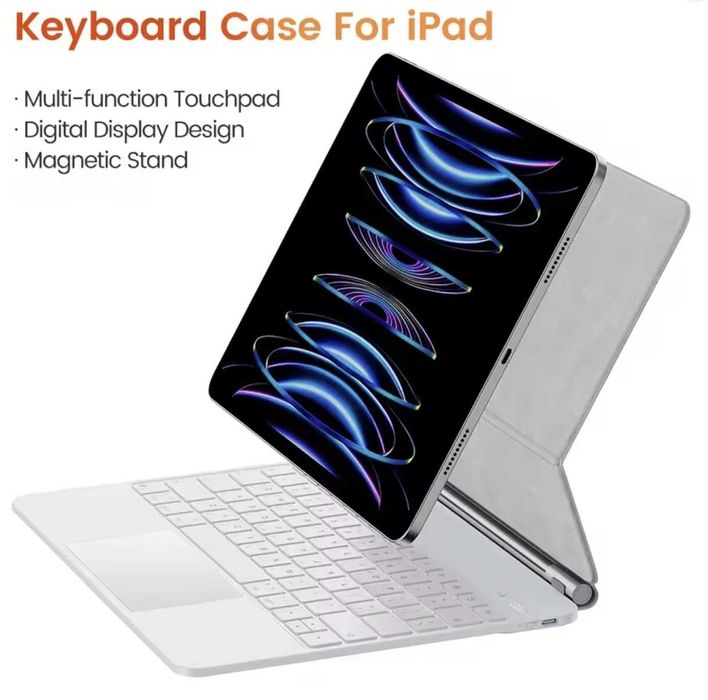 Безжична клавиатура-калъф с пад за iPad Pro 13 (M4),iPad Air 13 (2024)