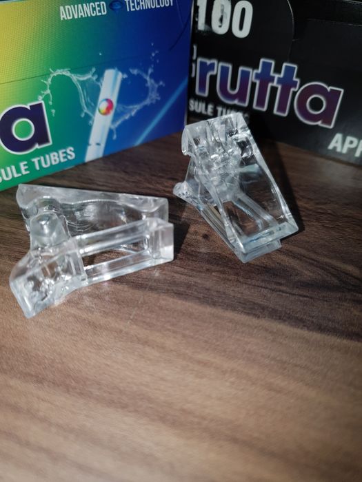 Cleste tips clema clips polygel clestisor clama gel unghii