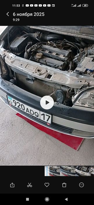 Двигатель 1,8 опель зафира