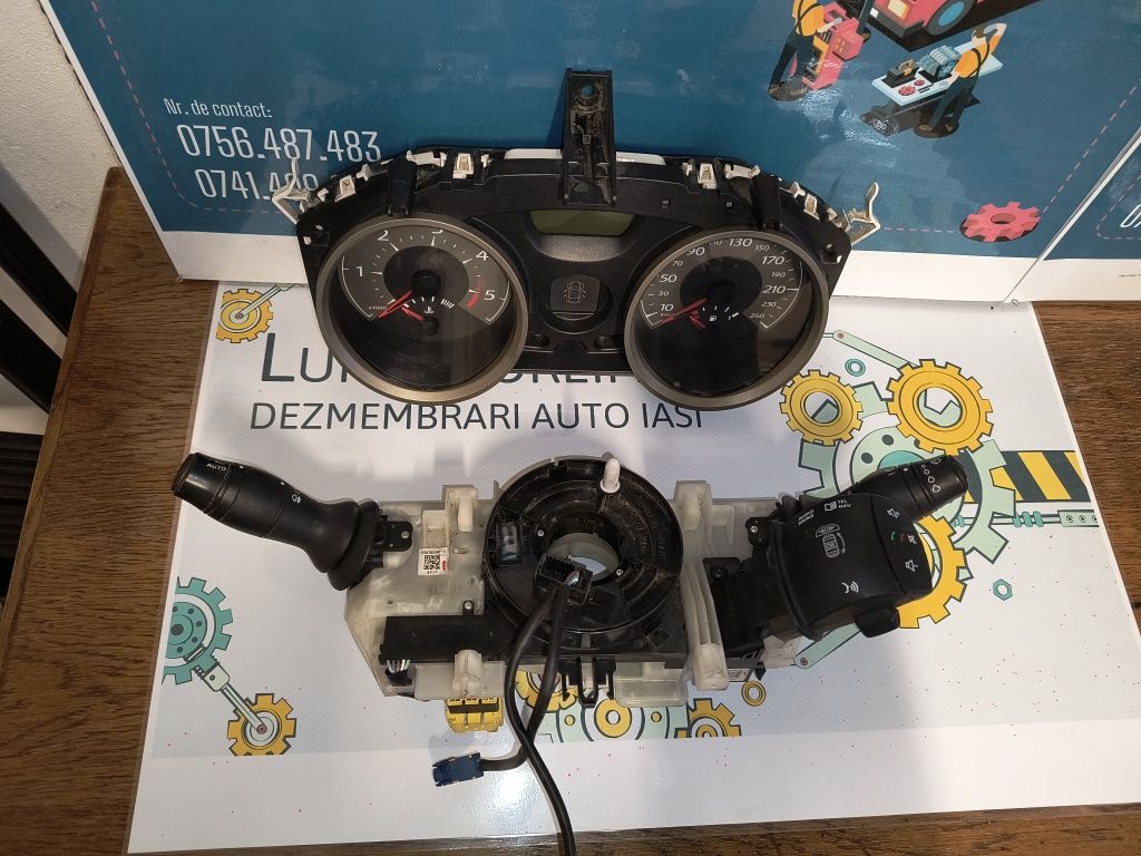 Ceas ceasuri bord maneta manete spira volan Renault Megane 2 3