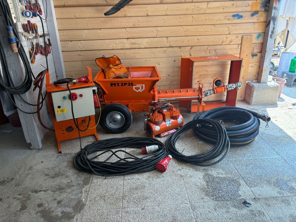 Pompa de tencuit torcret masina de tencuittorcret PFT 380 V