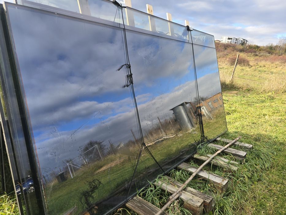 Vand geam termopan fumuriu securizat 3000x1500