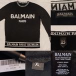 Pulover Balmain Paris mărime XL 50% lâna sweatshirt knitwear wool bluz