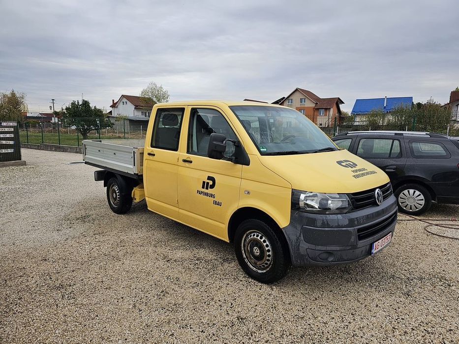 Volkswagen Transporter 2.0 TDI - DOKA - 7 locuri + bena - AC VW Transporter Doka 7 locuri + bena Aer Conditionat