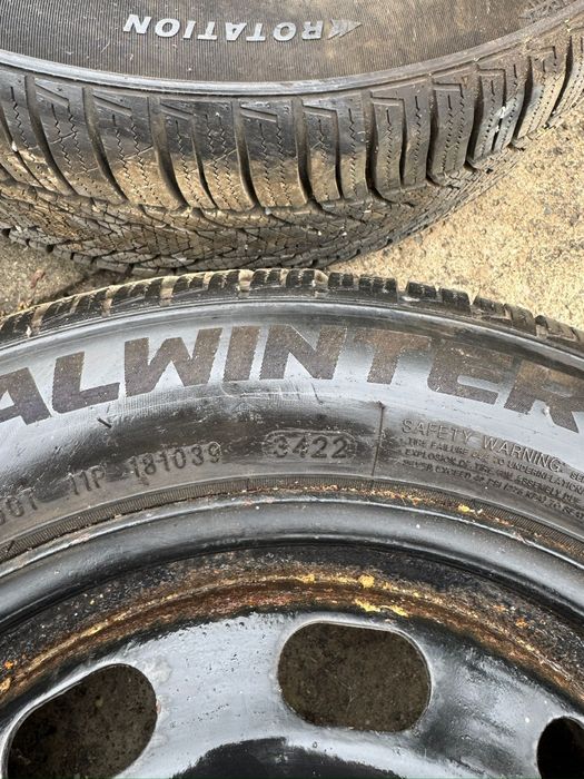 Anvelope+jante 185/55r15 iarna