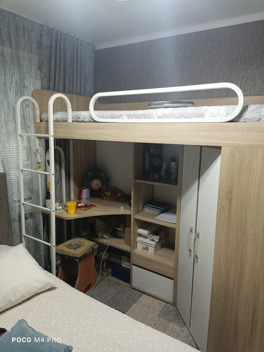 Детский гарнитур спальня горка