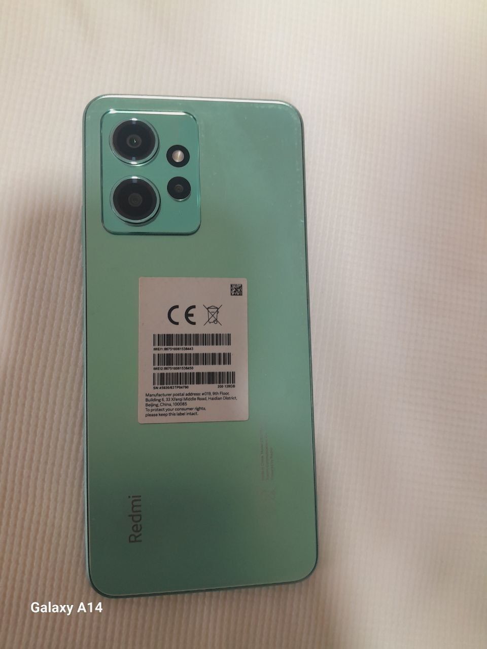 Redmi  not 12 aybi yoʻq