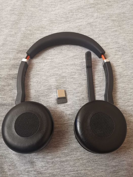 JABRA Evolve 75 casti si adaptor Link 370  perfect fuctionale