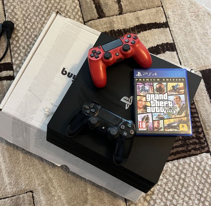 Oferta!! PS4 PRO PLUS + 2Controlere, in garantie + joc cadou-NOU