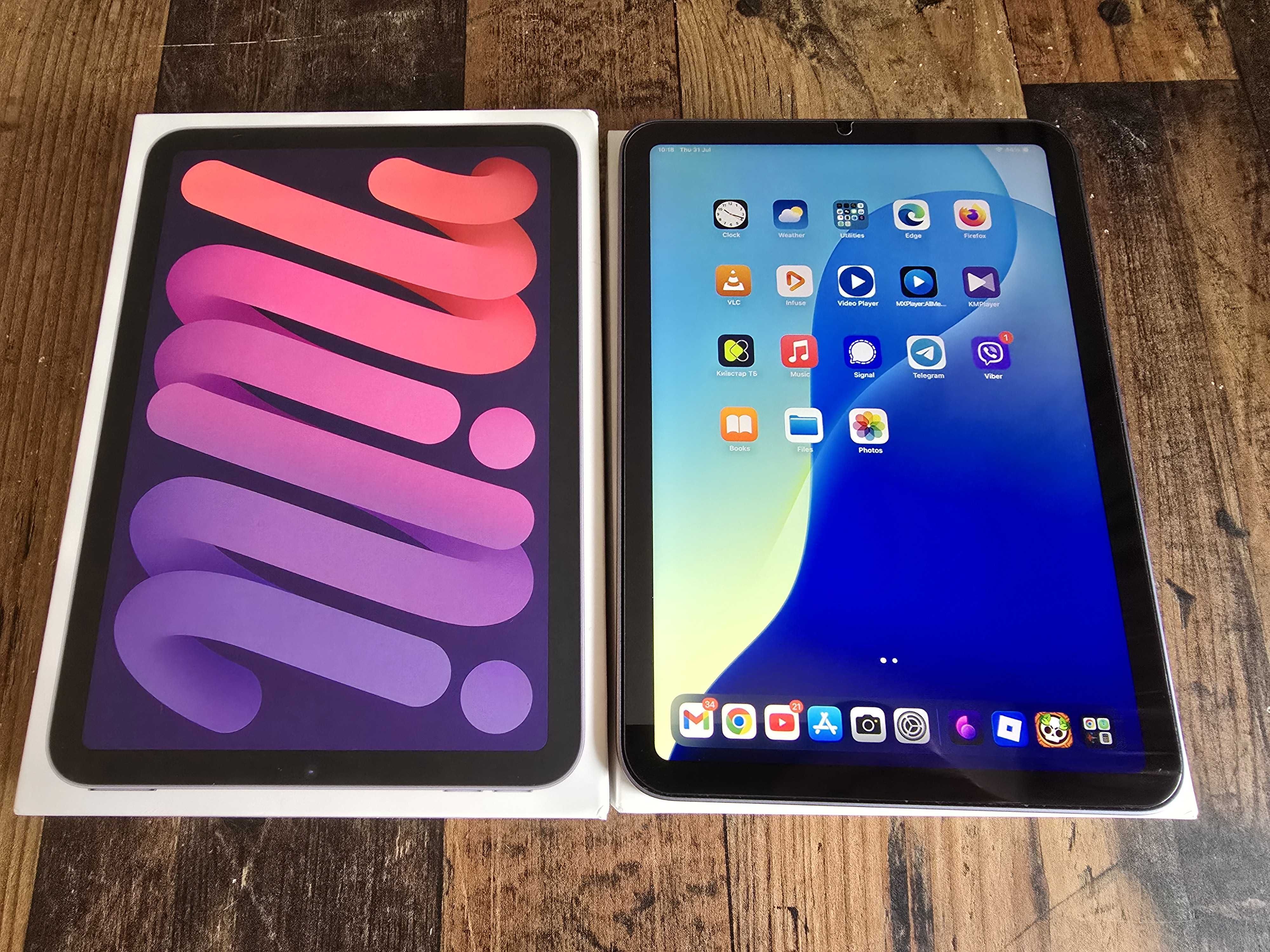 iPad Mini 64GB Wi-Fi 6th generation + протектор + калъф