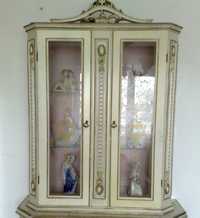 vitrina baroc venetian vintage/shabby/lemn,Italia