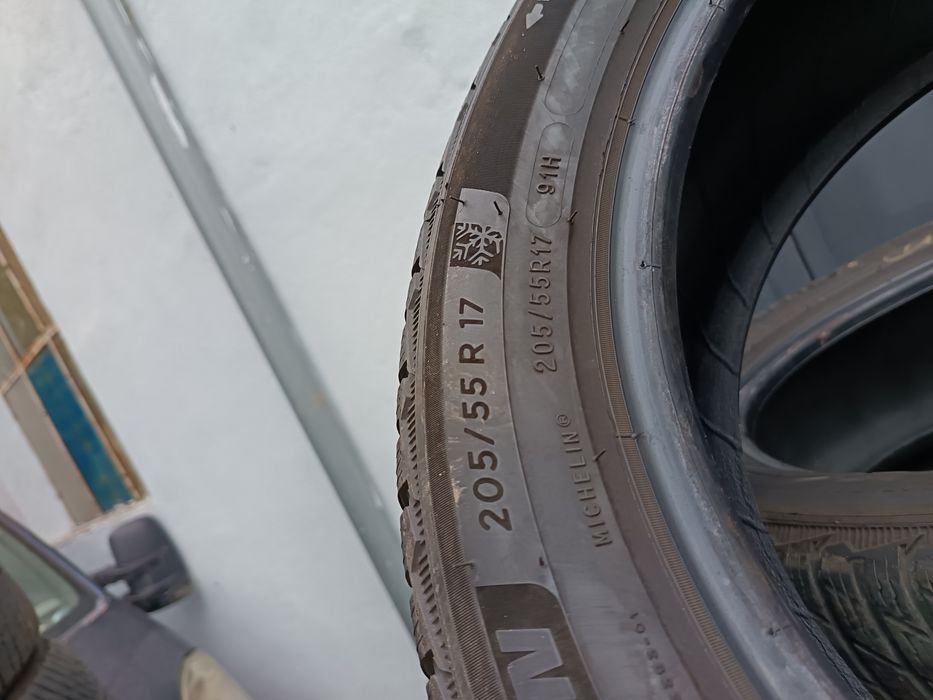 Anvelope MS iarna 205 55 17 Michelin 2020 6.5-7mm