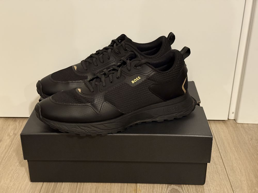 Hugo Boss Jonah Runn – мъжки маратонки, черни, номер 46 (US 13)