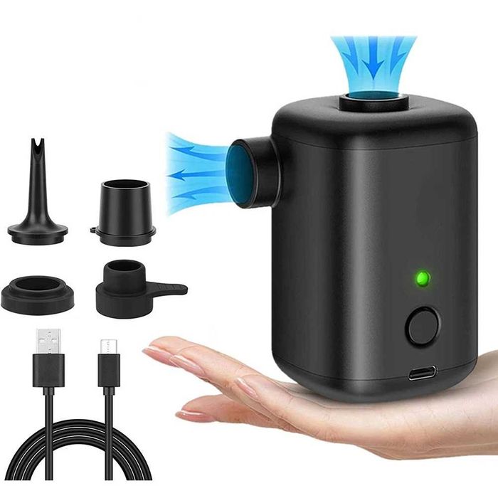 Преносима електрическа въздушна помпа , надуване и изпускане на въздух